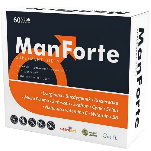 Aliness - ManForte dla mężczyzn - 60 kapsułek  Aliness - ManForte dla mężczyzn - 60 kapsułek